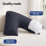 Grey nursing body cushion, machine washable.