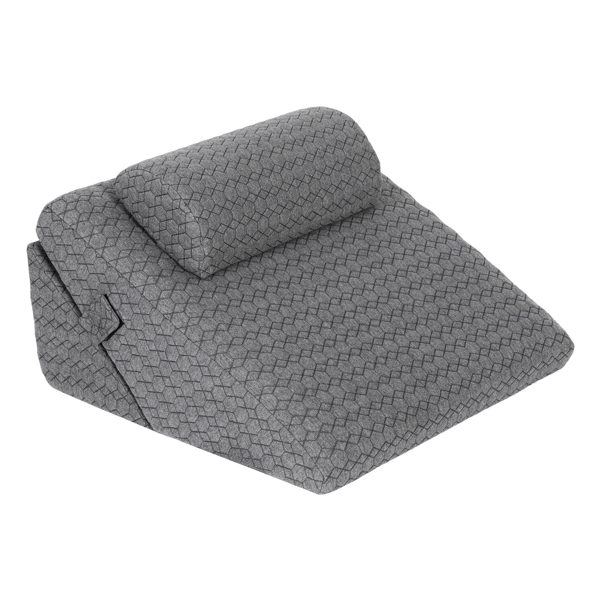 Giselle Bed Wedge Pillow for Headboard, Egg Gel Solves Night Sweats, Triangle Pillow for Reading & Sleeping, Adjustable Back & Neck Support, 30D Foam