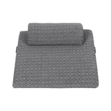 Giselle Bed Wedge Pillow for Headboard, Egg Gel Solves Night Sweats, Triangle Pillow for Reading & Sleeping, Adjustable Back & Neck Support, 30D Foam
