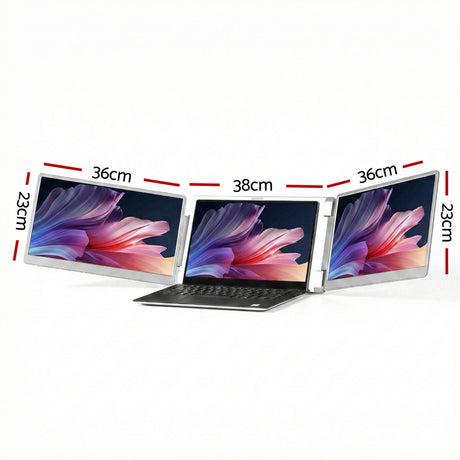 Portable extender dual display, supplied with a carry bag.