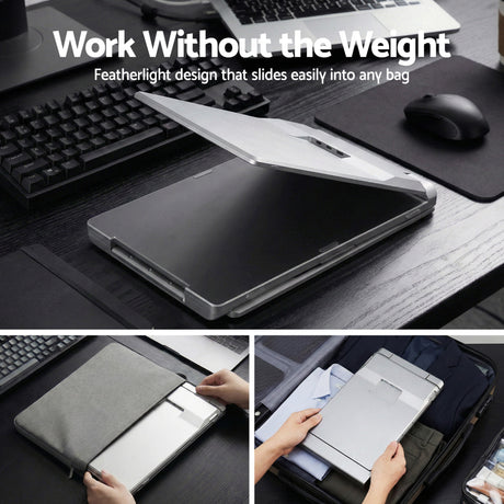 Portable extender dual display, supplied with a carry bag.