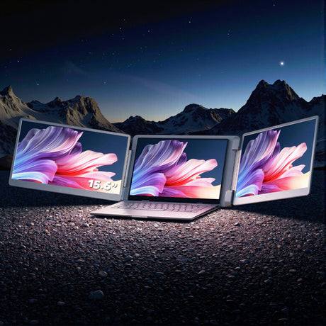 Portable extender dual display, supplied with a carry bag.