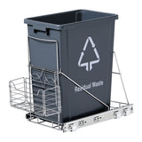Grey rubbish bins basket, 40L.