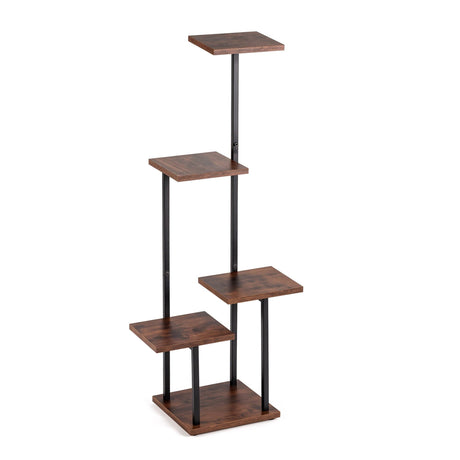 Brown tier plant stand.