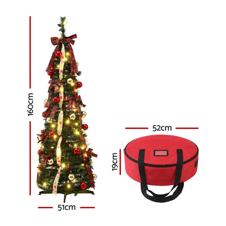 Another view of the 160cm pop-up tree, for outdoor use.