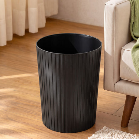 Cefito 8L open top rubbish bin in black
