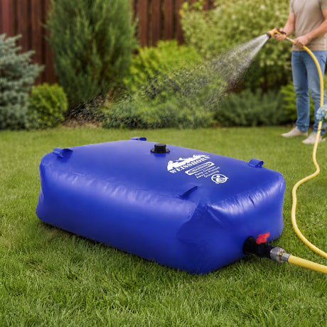 Portable camping appliances, 240L, folds flat.