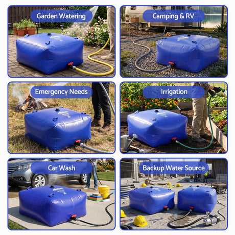 Portable camping appliances, 540L, folds flat.