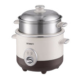 Devanti 3L Rice Cooker Small 6 Cup Multi Cooker with Steamer