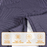 Artiss Quilted Recliner Chair Covers 100% Waterproof Recliner Slipcovers Grey