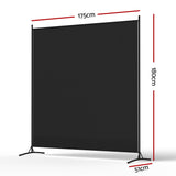 Artiss Room Divider Screen 175x180cm Fabric Black