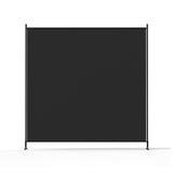 Artiss Room Divider Screen 175x180cm Fabric Black