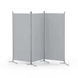 Artiss 3 Panel Room Divider Screen 260x180cm Fabric Grey