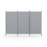 Artiss 3 Panel Room Divider Screen 260x180cm Fabric Grey
