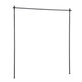 Artiss Room Divider Curtain Rod Extendable Black