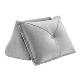 Giselle Bedding Back Pillow for Sitting in Bed, No-Collapse 25D High-Density Base, Ergonomic Lumbar Support Pillow for Gaming, Nursing & Floor Tatami, 90% Shredded Sponge Cushion with Washable Velvet Cover - Shoppers Spot Home & Garden > Bedding > Pillows - Alternate view 11