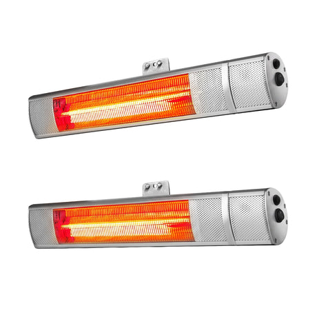 Devanti 2PCS Electric Strip Heater Radiant Infrared Heaters Remote Control 2000W - Shoppers Spot Appliances > Heaters > Patio Heaters - Alternate view 10