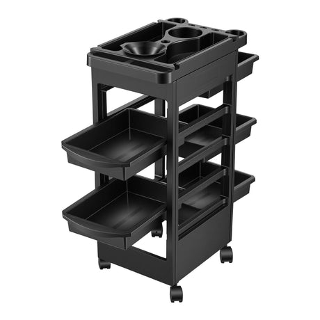 Mobile hairdressing cart.