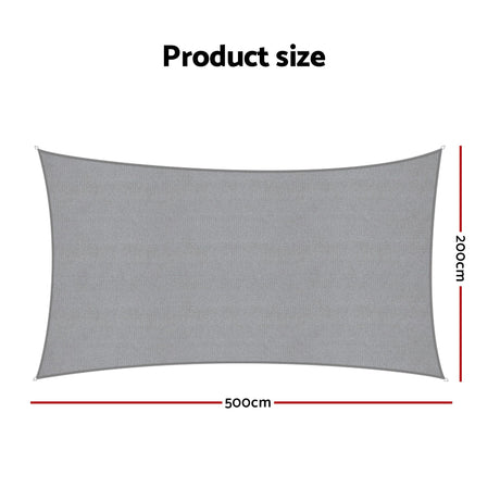 Instahut grey canopy rectangle, breathable.