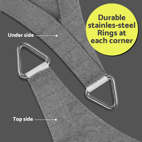 Instahut grey canopy rectangle, breathable.