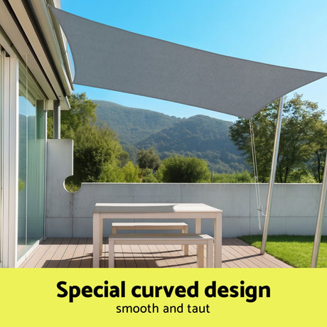 Instahut grey canopy rectangle, breathable.