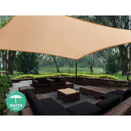 Instahut waterproof shade cloth, 3x4m, 4m.