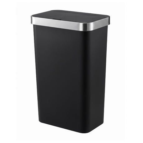 Devanti 50L motion sensor kitchen rubbish bin in black