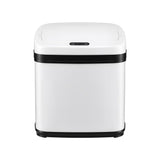 Devanti 15L Motion Sensor Bin Touchless Bins Soft-Close Rubbish Trash Can White