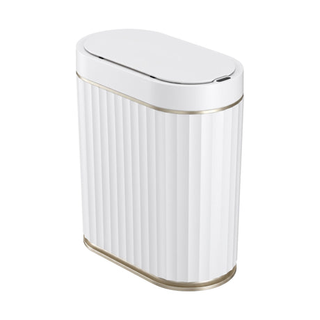 Devanti Sensor Bins 7L Motion Sensor Trash Can Slim Touchless Automatic Waste Bin White - Shoppers Spot Home & Garden > Kitchen Bins > Automatic Bins