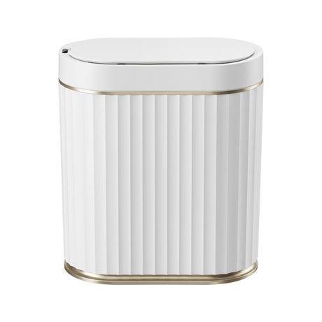 Devanti Sensor Bins 7L Motion Sensor Trash Can Slim Touchless Automatic Waste Bin White - Shoppers Spot Home & Garden > Kitchen Bins > Automatic Bins - Alternate view 3