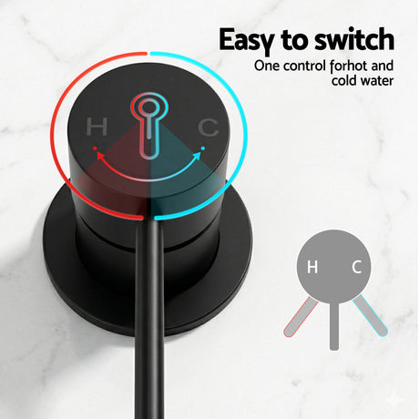 Cefito handheld shower head, lightweight.