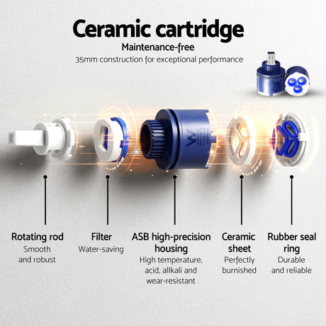 Cefito handheld shower head, lightweight.