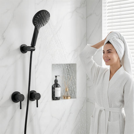 Cefito handheld shower head, lightweight.