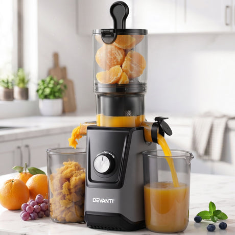 DEVANTI Slow Juicer Cold Press 200W for Fruit Vegetable Juice - Shoppers Spot Commercial > Commercial Others > Distilling & Brewing