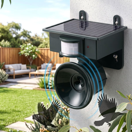 Gardeon Deterrent green solar motion sensor.