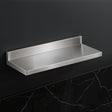 Cefito 610 x 220mm 430 Stainless Steel L-Shaped Kitchen Wall Shelf.