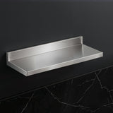 Cefito 610 x 220mm 430 Stainless Steel L-Shaped Kitchen Wall Shelf.