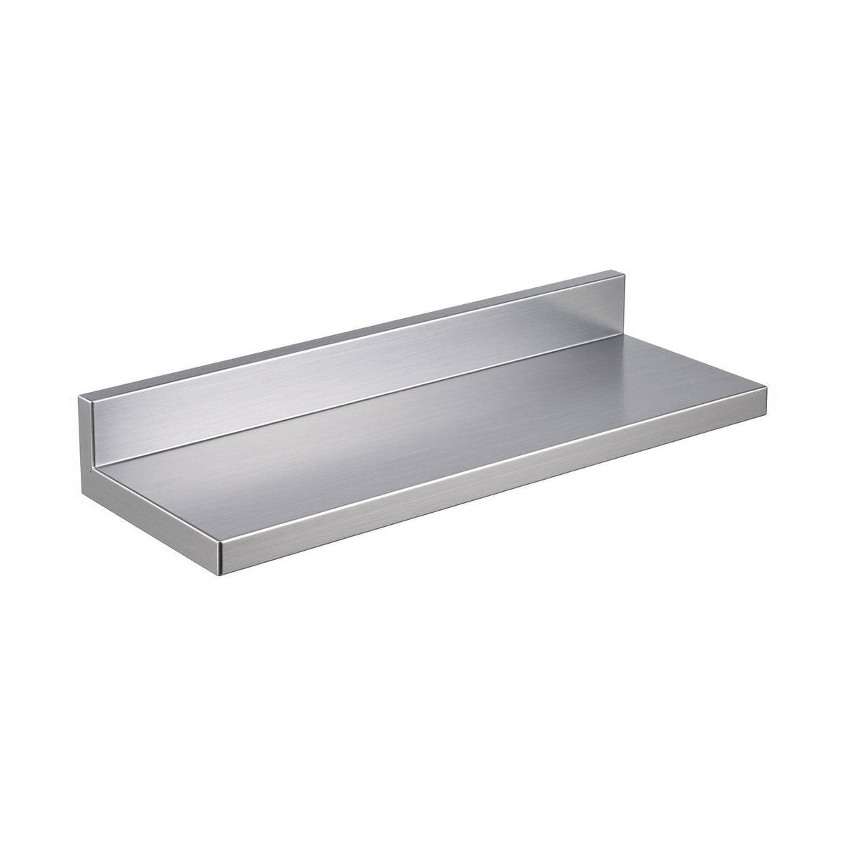 Cefito 610 x 220mm 430 Stainless Steel L-Shaped Kitchen Wall Shelf.