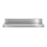 Cefito 610 x 220mm 430 Stainless Steel L-Shaped Kitchen Wall Shelf.