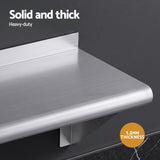 Cefito 410 x 250mm 430 Stainless Steel Compact Kitchen Wall Shelf.