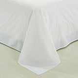 Dolphy Linen 50/50 Polycotton Percale White Commercial Flat Sheet (Top Sheet)