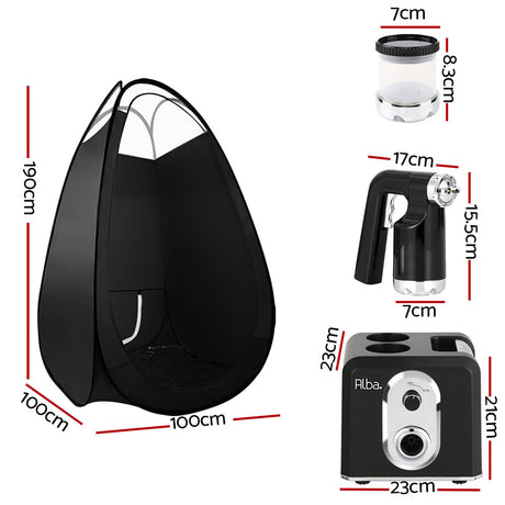 Alba. Spray Tan Machine Tent Sunless Spray Gun Hvlp System Professional.