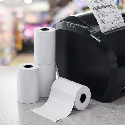 100 Rolls Thermal Label Paper Printer Paper Cash Register POS Receipt Roll