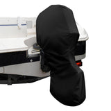 Seamanship black motor engine cover, lightweight.