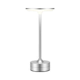 Artiss Silver Touch Table Lamp, Warm to Cool White LED, Dimmable 3000-6000K 24 LEDs, Type-C.