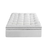 Giselle Bedding Single Mattress Topper 5cm Coral Fleece