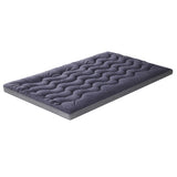 Charcoal bamboo mattress topper, 5cm, double size.