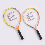 Everfit 23 inch tennis racket set of 2 in orange