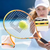 Everfit 23 inch tennis racket set of 2 in orange