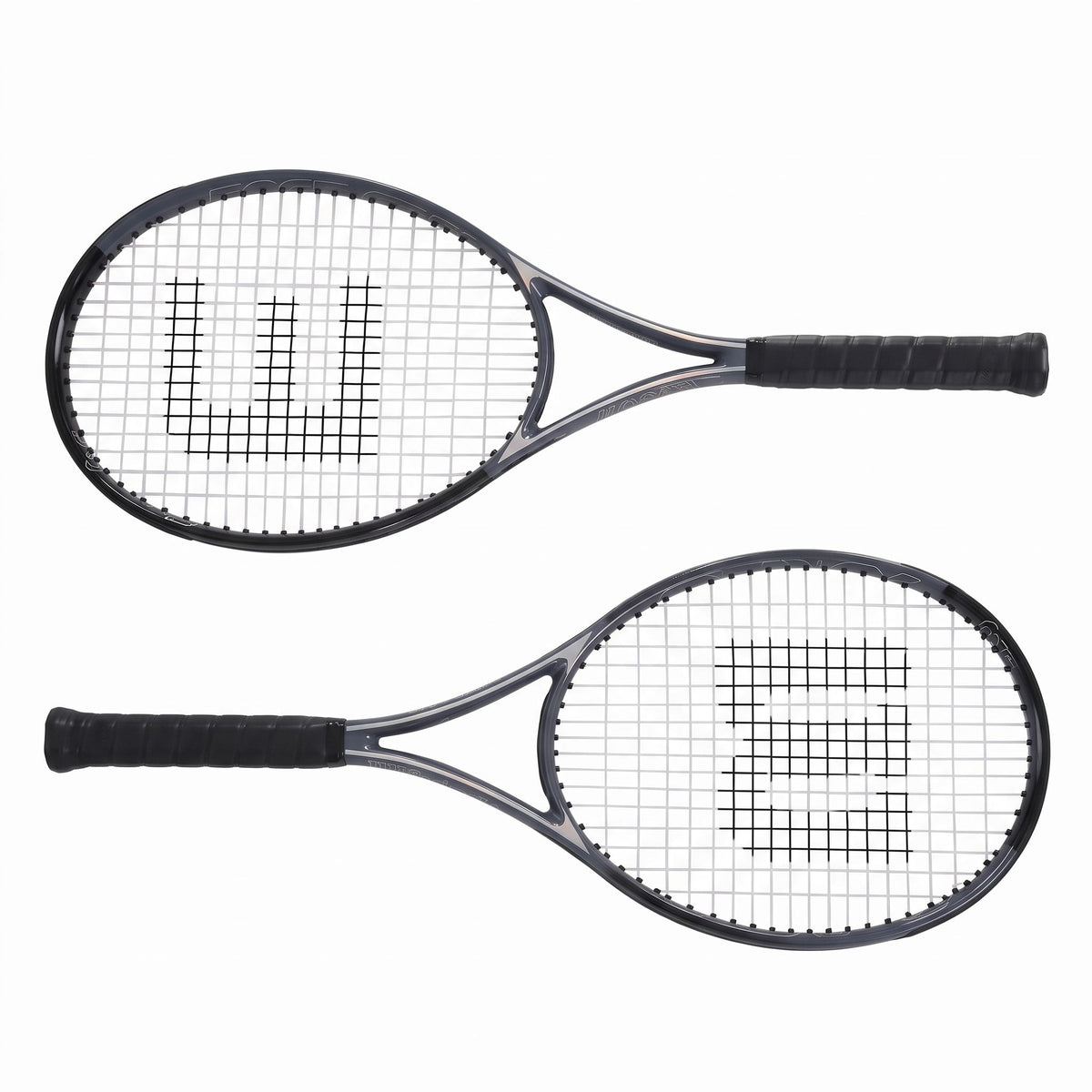 Everfit 27 inch tennis racket set of 2 in black